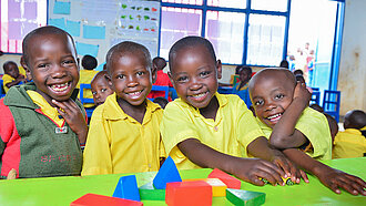 Mit seiner neuen Aktion unterstützt der DLV Kinder in Ruanda (Foto: Ina Maier).