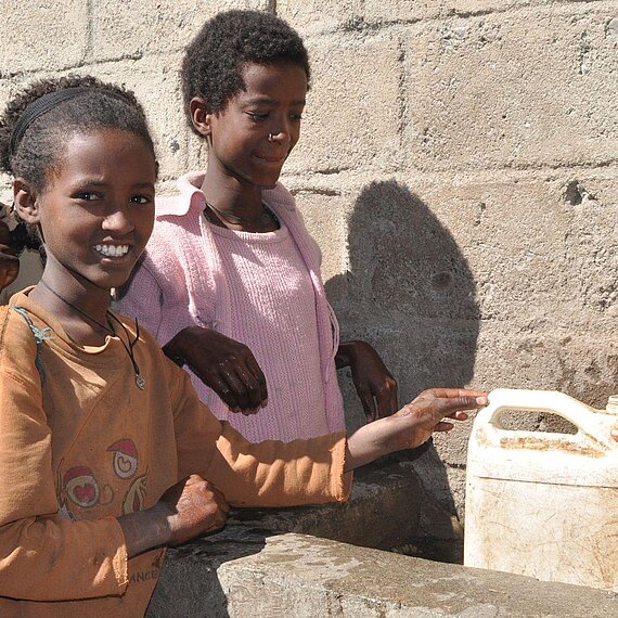 Sauberes Trinkwasser ist ein wertvolles Gut in der äthiopischen Region Amhara.