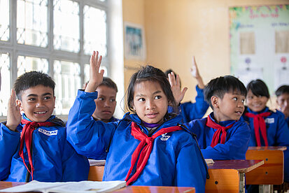 Patenkinder in Vietnam 