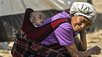 Seit Juni 2012 kommt es in Myanmar immer wieder zu Ausschreitungen. Die Lage bleibt angespannt. © Kaung Htet/Plan