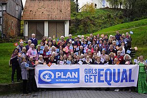 Tag des Ehrenamts eine Gruppe von Freiwilligen