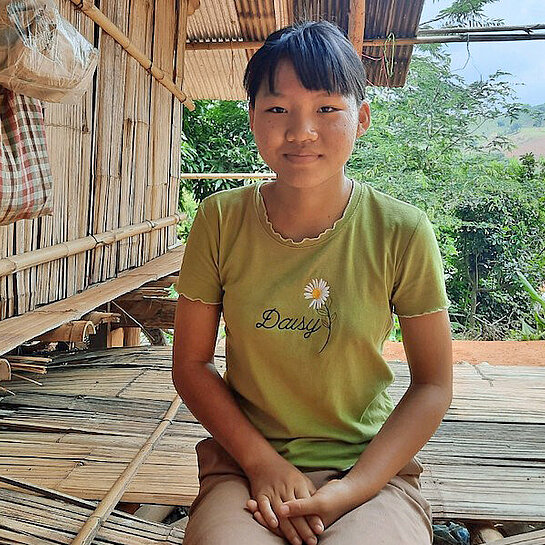 Das 15-jährige Mädchen Kittika aus Thailand