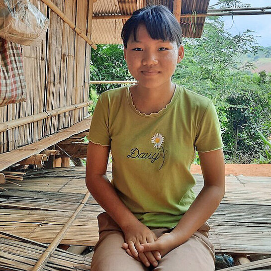 Das 15-jährige Mädchen Kittika aus Thailand