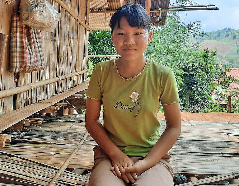 Das 15-jährige Mädchen Kittika aus Thailand