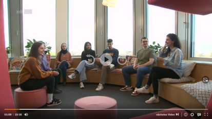 ZDF-Dreh der Youth Advocates