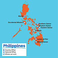 Landkarte Philippinen