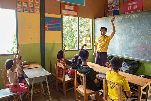 Plan International unterstützt die Bildung von Kindern – auch und gerade in ländlichen Gebieten