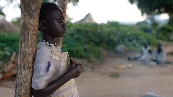 Der Konflikt hat Familien und vor allem die Kinder schwer traumatisiert. © Nyani Quarmyne/Plan