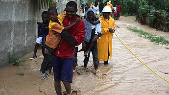 Rund 350.000 Menschen sind nach Hurrikan Matthew auf Nothilfe angewiesen. © EPA / Orlando Barria