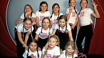 Die Mädchen von "Zwanzig10 Jugendkultur Speyer e.V." sorgten für große Begeisterung in Speyer.©Plan