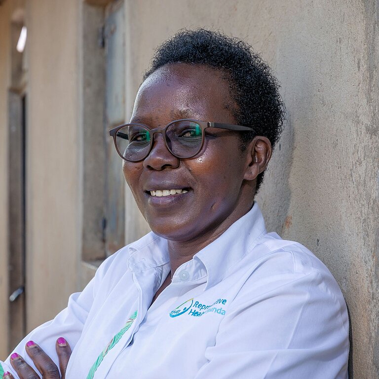 Projektkoordinatorin Agnes Apio