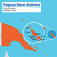 Landkarte von Papua Neuguinea