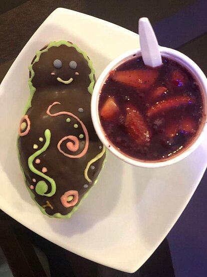 Guagua de Pan und Colada Morada