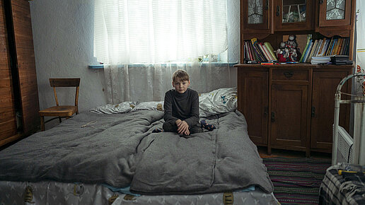 Decken für Kinder in der Ukraine.