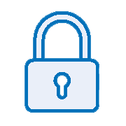 Icon "Schloss" als Symbol für "Kein Risiko"