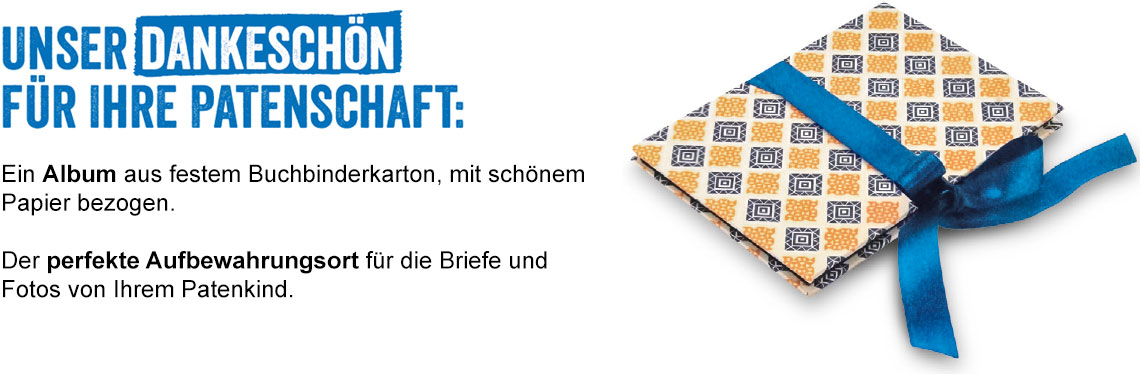 Unser Dankeschön für Ihre Patenschaft Unser Dankeschön für Ihre Patenschaft