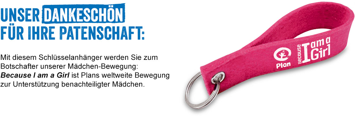 Unser Dankeschön für Ihre Patenschaft Unser Dankeschön für Ihre Patenschaft