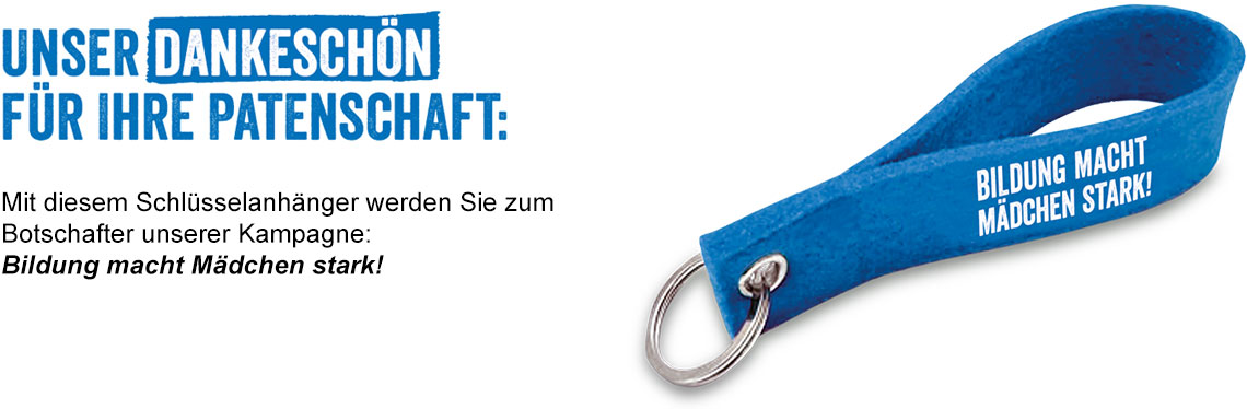 Unser Dankeschön für Ihre Patenschaft Unser Dankeschön für Ihre Patenschaft