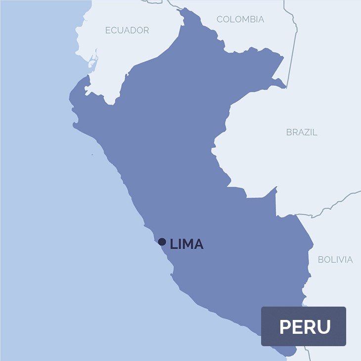 Landkarte Peru