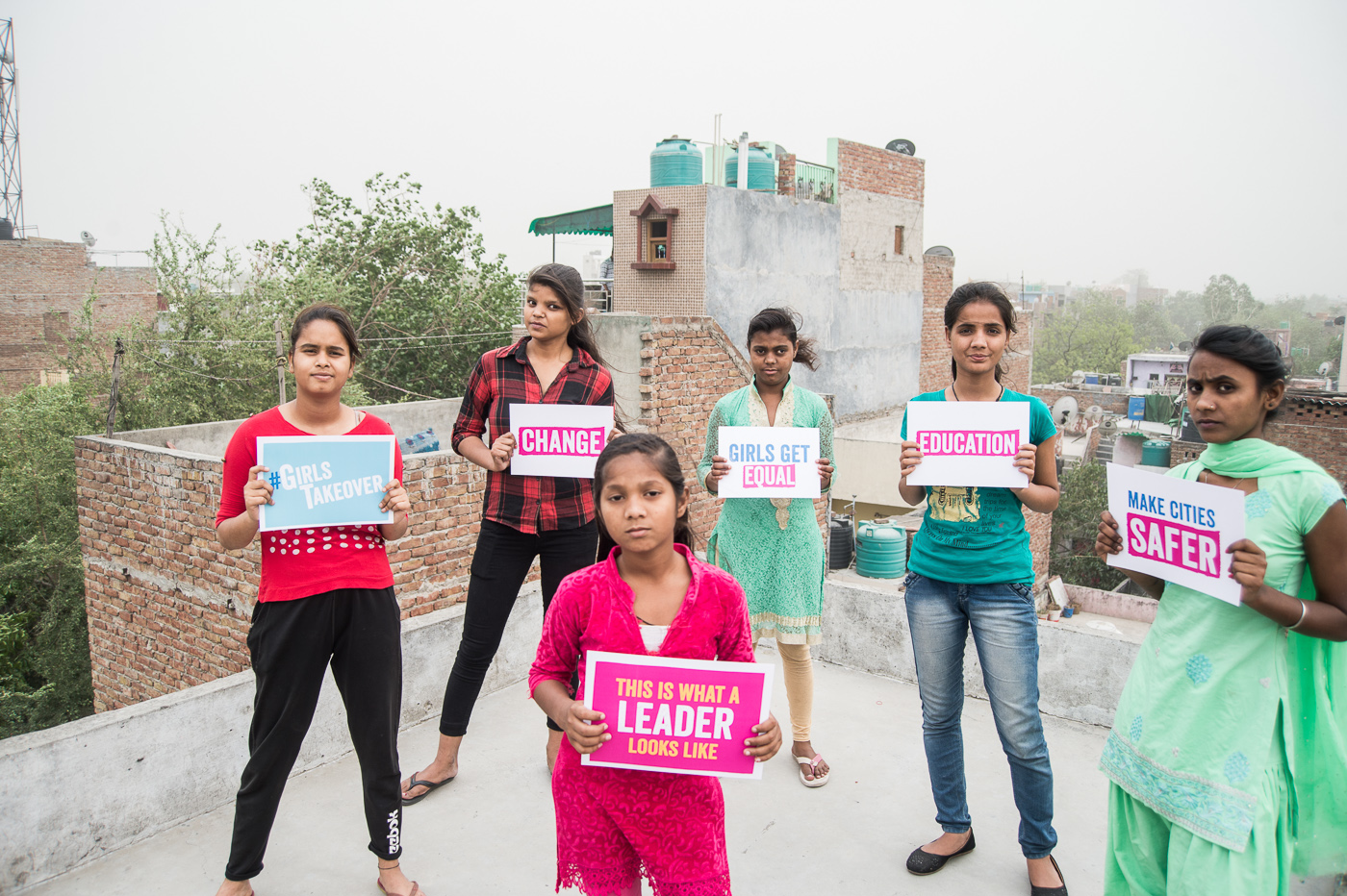 Plan International India's Safer Cities programme aims to build safe, accountable and inclusive cities, especially for adolescent girls and women. We want to increase safety and access to public spaces for women and girls, and ensure their independent and unrestricted use of public transport and meaningful participation in urban governance, planning and management.
The project, which aims to benefit more than 1 million people, is a collaboration between Plan International, Women in Cities International and UN-HABITAT, is engaging adolescents in various community activities, training girls in self-defence, setting up safe spaces and working with government and transport staff to commit to take action on girls safety.